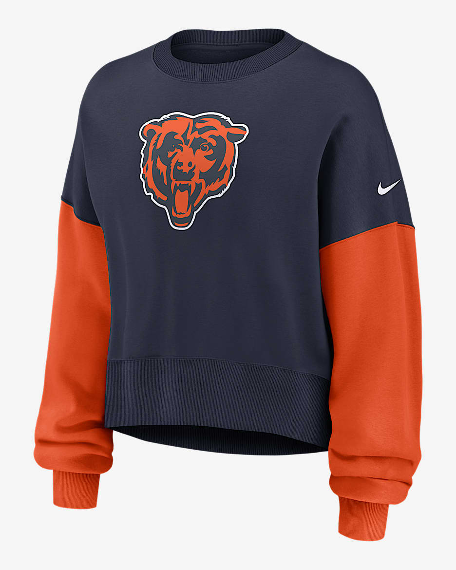 売れ筋商品|||ナイキ Tシャツ トップス レディース Women's Navy Chicago Bears town Collection T-shirt Navy Women's Nike Navy Chicago Bears Hometown Collection T-Shirt